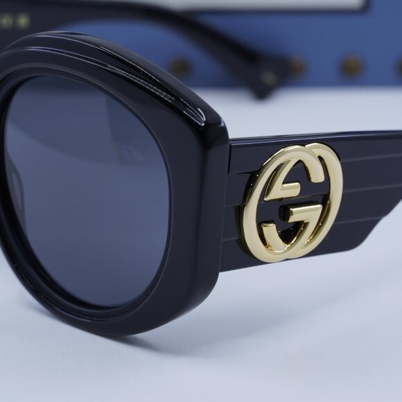 Final Price! Gucci GG1308S 001 Black/Grey Sunglasses